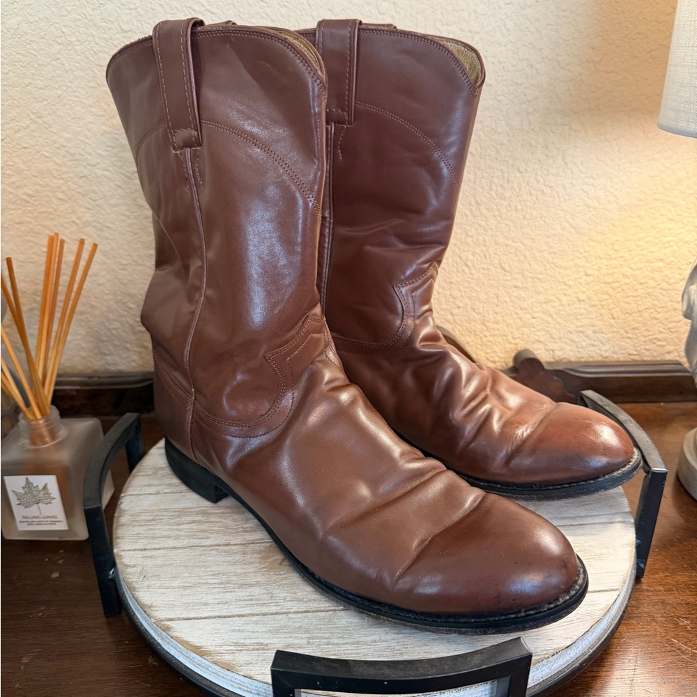 Justin Boots Men's Rich Brown Western Boots